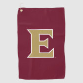 Elon University E Golfhanddoek (Voorkant)