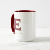 Elon University E | Klasse van 2OXX Mok (Voorkant links)