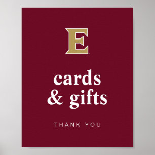 Elon University E Klasse van 2OXX Poster