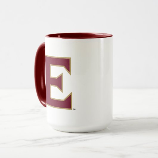 Elon University E Mok (Voorkant links)
