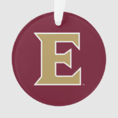 Elon University E Ornament (voorkant)