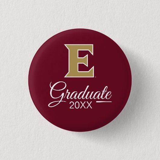 Elon University E Ronde Button 3,2 Cm (Voorkant)