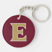 Elon University E Sleutelhanger (Achterkant)