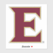 Elon University E Sticker (Vel)
