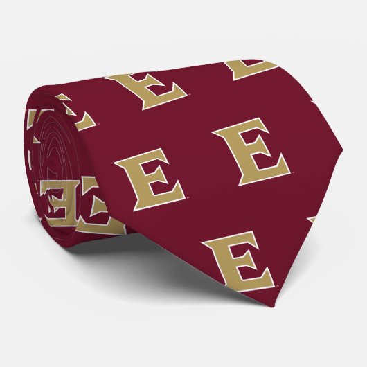 Elon University E Stropdas (Opgerold)