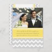 Elopement Aankondiging Foto Briefkaarten Lemon Gra (Voorkant / Achterkant)