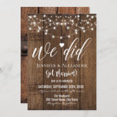 Elopement bruiloft (Voorkant / Achterkant)