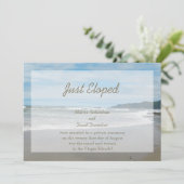 Elopement mariage Mariage Faire-part Invitation (Debout devant)