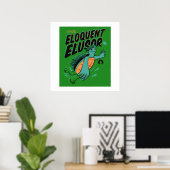 Eloquent Elusor Release Poster (Thuiskantoor)