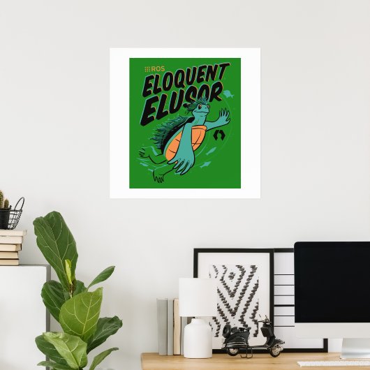 Eloquent Elusor Release Poster (Thuiskantoor)