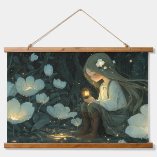 Elowens Lantaarn — Betoverde Holde Wandtapijt Hangend Wandkleed