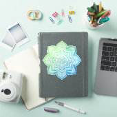 Elowyn Mandala Custom-Cut Vinyl Sticker (Couverture iPad)