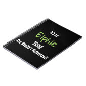 Elphie Journal Notitieboek (Linkerzijde)