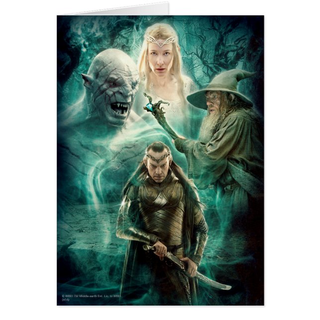ELROND™, Azog, Galadriel en Gandalf Graphic (Voorkant)
