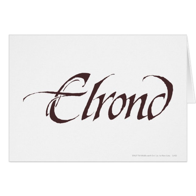 ELROND™ Naam Solid (Voorkant Horizontaal)