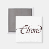 ELROND™ Naam Solid Magneet (Voorkant / Achterkant)
