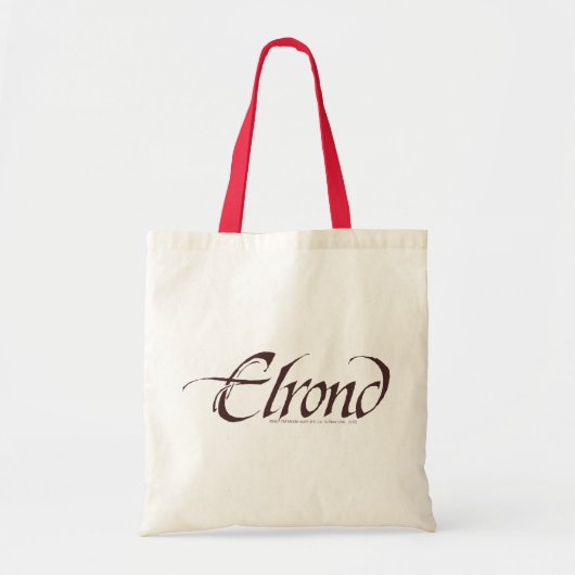 ELROND™ Naam Solid Tote Bag (Voorkant)