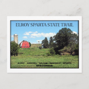 Elroy Sparta State Trail Briefkaart