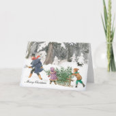 Elsa Beskow Kerst Kaart (Voorkant)