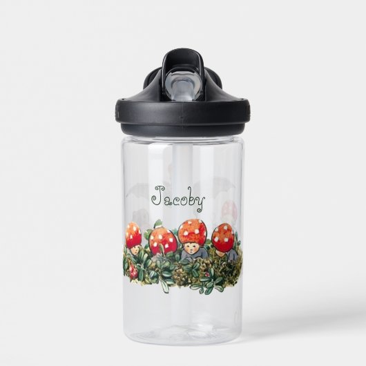 Elsa Beskow Kinderen van de Bowl Waterfles (Voorkant)