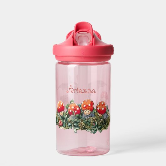 Elsa Beskow Kinderen van de Bowl Waterfles (Voorkant)