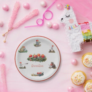 Elsa Beskow Kinderen van het Bos Papieren Bordje