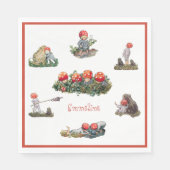 Elsa Beskow Kinderen van het Bos Servet (Voorkant)