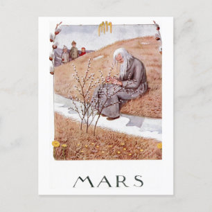  Elsa Beskow maart Briefkaart