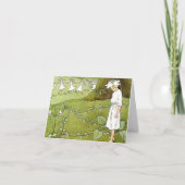 Elsa Beskow Sprookjesring Gevouwen Wenskaart Kaart (Voorkant)