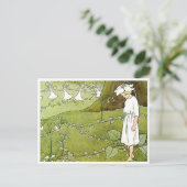 Elsa Beskow Sprookjesring Vintage Briefkaart (Staand voorkant)
