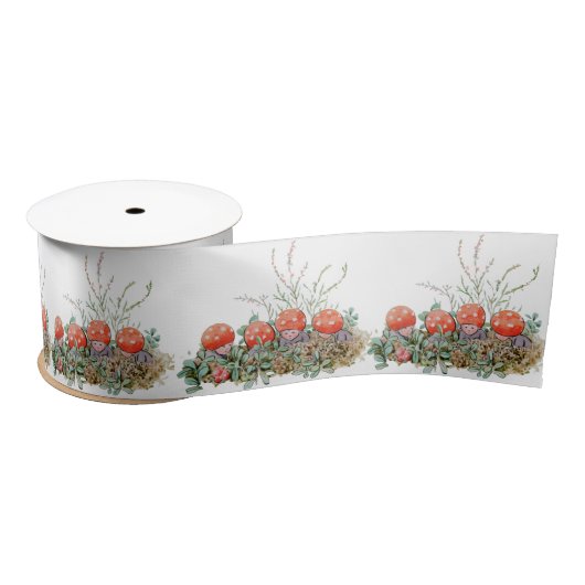 Elsa Beskow Whimsical Mushroom Kinderen Lint (Spoel)