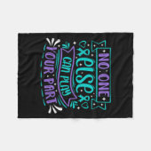 Else Can Play Your Part  Fleece Deken (Voorkant (Horizontaal))