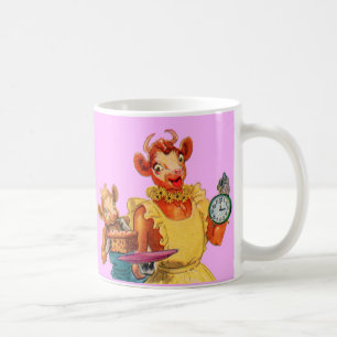 Elsie de Cow en dochter Beulah - Het is Caktijd Koffiemok