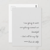 Elsie de Wolfe Briefkaart (Voorkant / Achterkant)