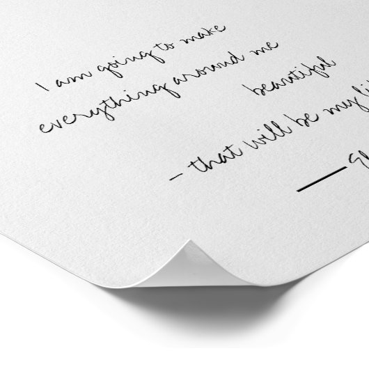 Elsie de Wolfe Poster (Hoek)