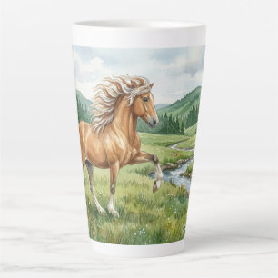 Elska IJslands paard aquarel Latte Mok