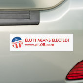 ÉLU 2008 Bumpersticker (Op auto)