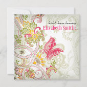 Elusive Butterfly Bridal Shower Kaart (Voorkant)