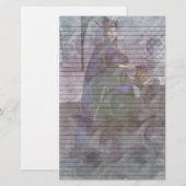 Elven Fantasy Stationery met optionele lijnen Briefpapier (Voorkant / Achterkant)