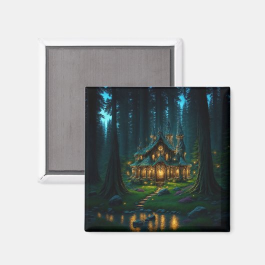 Elven Glade Castle Magnet (Recto/Verso)