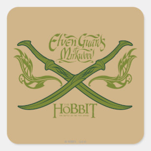 Elven Guards of Mirkwood Movie Icon Vierkante Sticker
