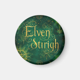 Elven Stirigh – Sigils in Green Magneet