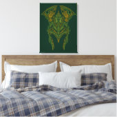 Elven Weapons Helmet Icon Canvas Afdruk (Insitu (Slaapkamer))