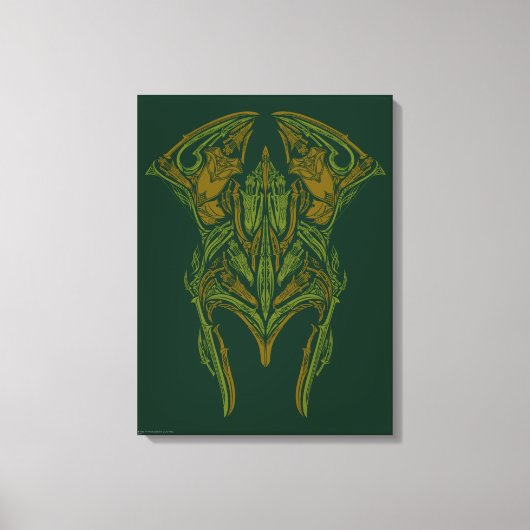Elven Weapons Helmet Icon Canvas Afdruk (Voorkant)