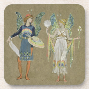 Elves and Fairy Painters uit 'The Snowman' 1899 Bier Onderzetter