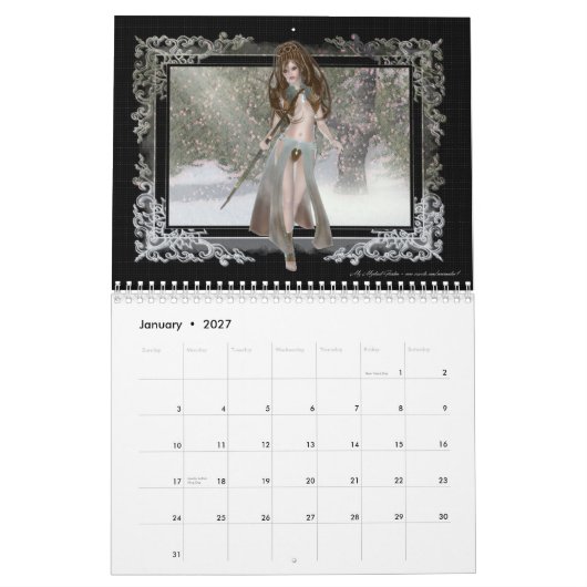 Elves Fantasy 2011 Agenda Kalender (Jan 2027)