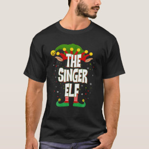 Elves Group The Singer Elf Kerstmis T-shirt