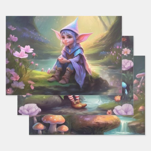 Elves Inpakpapier Vel (Set)