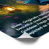 Elves Mushrooms Poster Perfect Poster (Hoek)