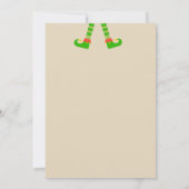 Elves Noël Fête Invitation (Dos)